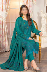 Shagun Premium Embroidered Dhanak Collection By Riaz Arts D-05