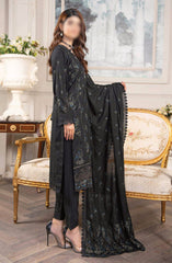 Shagun Premium Embroidered Dhanak Collection By Riaz Arts D-06