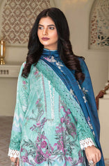 Mashaal Exclusive Digital Printed and Embroidered Lawn Collection by Riaz Arts D-06