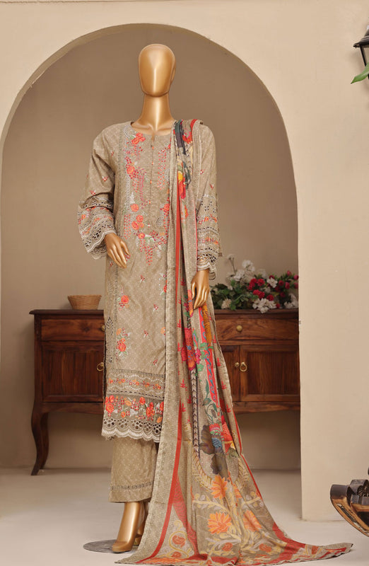 SADABAHAR Premium Embroidered Printed Lawn Collection D-06