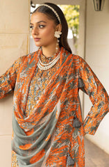 Mahees Sehar Printed Chikankari Lawn Collection 2025 D-06