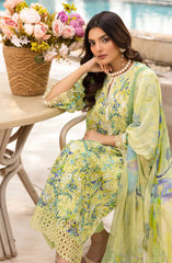 Mahees Sehar Printed Chikankari Lawn Collection 2025 D-07