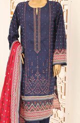 Bin Saeed Exclusive Embroidered 3 PC Collection 2024 D-07