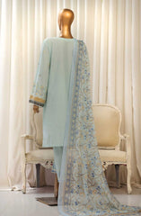 Bin Saeed Luxury Plain Cotton 3 PC Collection D-07