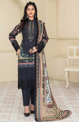 Mashaal Exclusive Digital Printed and Embroidered Lawn Collection by Riaz Arts D-07