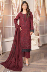 Shagun Premium Embroidered Dhanak Collection By Riaz Arts D-07