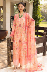 Mahees Sehar Printed Chikankari Lawn Collection 2025 D-08