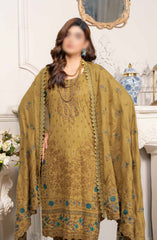 Shagun Premium Embroidered Dhanak Collection By Riaz Arts D-08