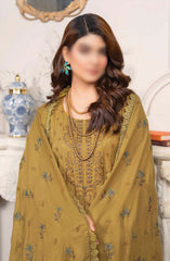 Shagun Premium Embroidered Dhanak Collection By Riaz Arts D-08