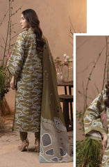 RAYA by Hum Dum Printed Khaddar Collection D-08