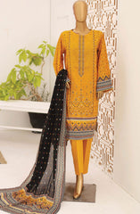 Bin Saeed Exclusive Embroidered 3 PC Collection 2024 D-08