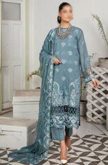 Flora Swiss Lawn Embroidered Collection By Humdum Design 09