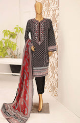 Bin Saeed Exclusive Embroidered 3 PC Collection 2024 D-09