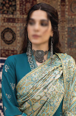 Denara Woolen Shawl and Embroidered Edition By Humdum D-09