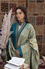 Denara Woolen Shawl and Embroidered Edition By Humdum D-09