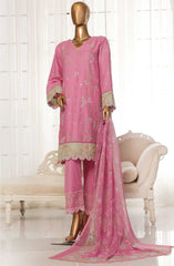 Bin Saeed Luxury Plain Cotton 3 PC Collection D-11