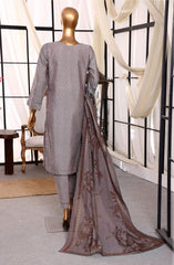 HZ RTW Damask Jacquard Devor Dupatta Collection DJL 401 DUSTY