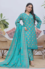 Designer Cotton Lawn 3 Pcs Printed Collection 2024 D-104