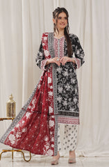 Designer Cotton Lawn 3 Pcs Printed Collection 2024 D-135