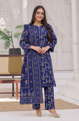 Designer Cotton Lawn 3 Pcs Printed Collection 2024 D-89