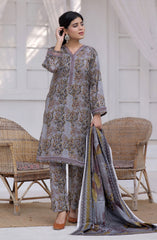 Designer Cotton Lawn 3 Pcs Printed Collection 2024 D-97