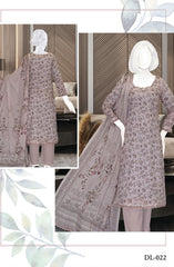 Romaiza Digital Printed Lawn Collection DL 022