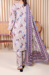 Designer Cotton Lawn 3 Pcs Printed Collection 2024 D-219