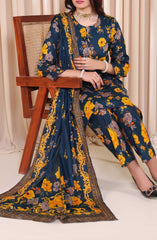 Designer Cotton Lawn 3 Pcs Printed Collection 2024 D-224