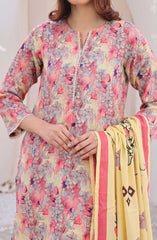 Designer Cotton Lawn 3 Pcs Printed Collection 2024 D-230