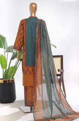 Bin Saeed Exclusive Printed Lawn 3 PC Collection Vol 03 D-01