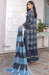 Rang E Noor Digital Printed Dobby Lawn Collection Design 01