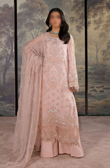 Lamisah Zebaish Luxury Chiffon Collection D-02 Linen