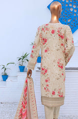 HZ Unstitch Premium Embroidered Lawn Collection D-02