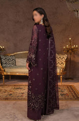 Lamisah Zebaish Luxury Chiffon Collection D-03 Sangria