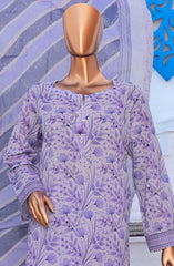 HZ Unstitch Premium Embroidered Lawn Collection D-03