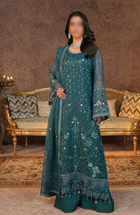 Lamisah Zebaish Luxury Chiffon Collection D-04 Pine Green