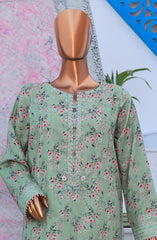 HZ Unstitch Premium Embroidered Lawn Collection D-04