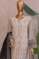 Bin Saeed Ronaq e Eid Embroidered Lawn Collection 2025 D-08