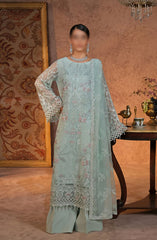 Lamisah Zebaish Luxury Chiffon Collection D-10 Pistachio