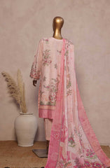 Bin Saeed Ronaq e Eid Embroidered Lawn Collection 2025 D-14