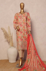 Bin Saeed Ronaq e Eid Embroidered Lawn Collection 2025 D-16