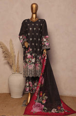 Bin Saeed Ronaq e Eid Embroidered Lawn Collection 2025 D-17