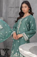 Areej by Fantak Unstitched Lawn Summer Collection 2025 D-01
