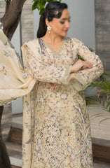 Parisa by Fantak Unstitched Lawn Summer Collection 2025 Vol-02 D-01
