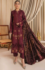 Queen Slub Dhanak Wool Collection With Palachi Shawl D-01