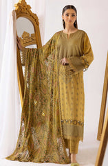 Mahees Saliqa Chikankari Lawn Embroidered Collection By Riaz Arts D-01