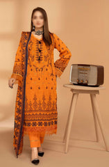 Jasmine Digital Print and Emb Lawn Collection Vol 01 Design 01