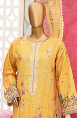 Bin Saeed Khaddar Winter Embroidered Collection 2024 D-02