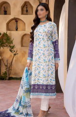 Mahees Printed Chikiankari Lawn Collection 2024 Design 02