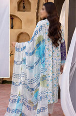 Mahees Printed Chikiankari Lawn Collection 2024 Design 02